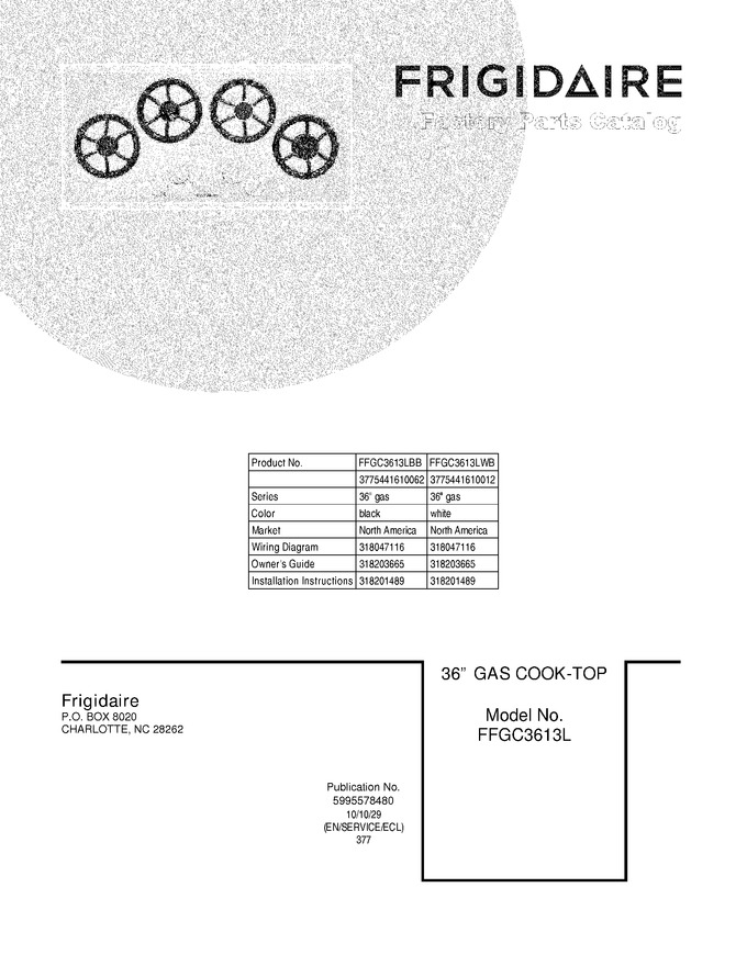 Diagram for FFGC3613LWB