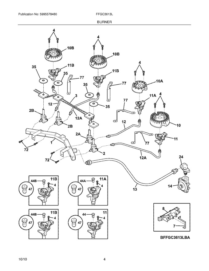 Diagram for FFGC3613LWB