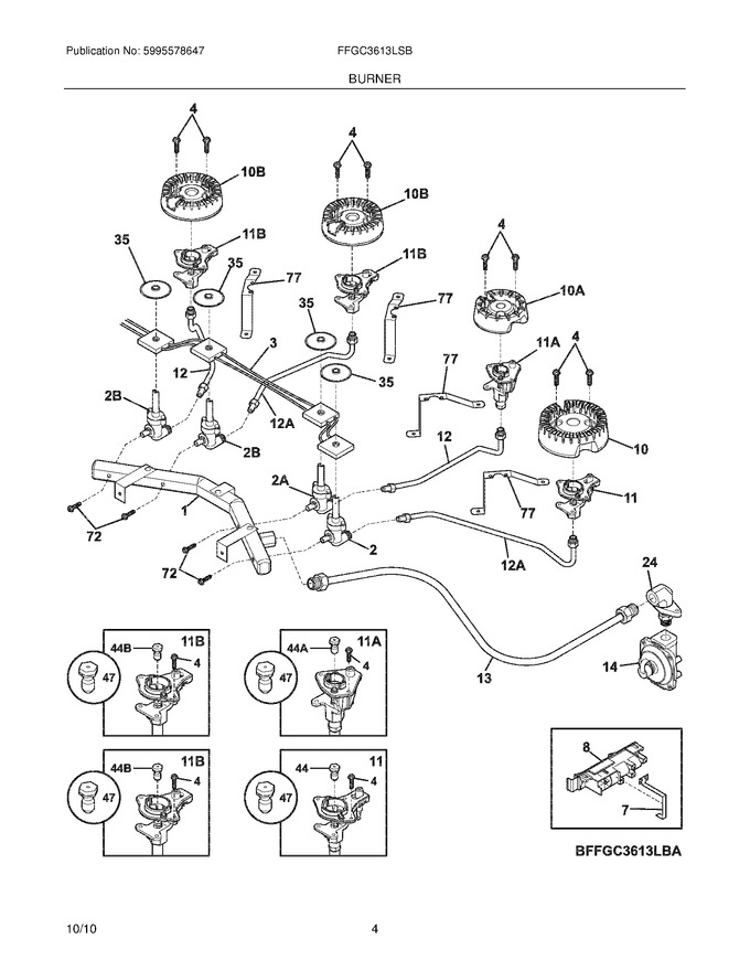 Diagram for FFGC3613LSB