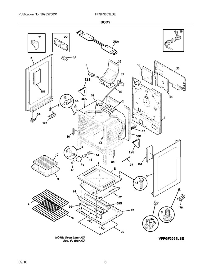 Diagram for FFGF3053LSE