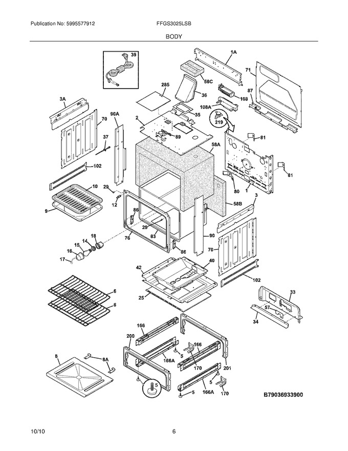 Diagram for FFGS3025LSB
