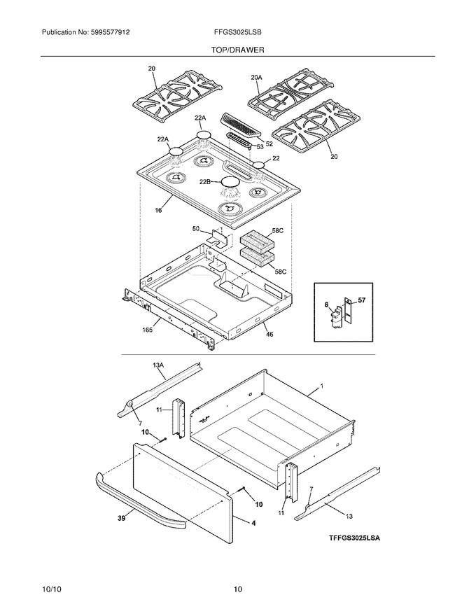 Diagram for FFGS3025LSB