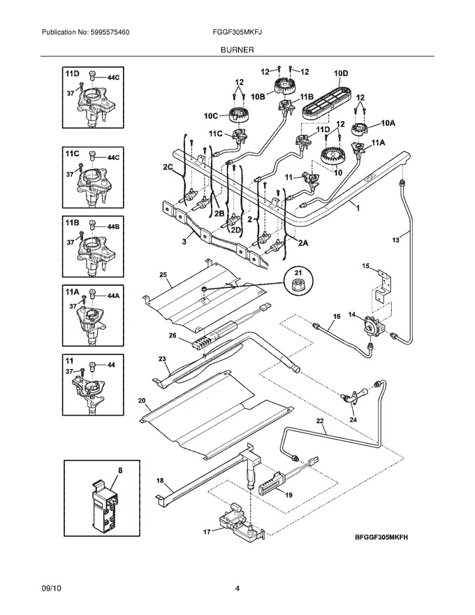 Diagram for FGGF305MKFJ