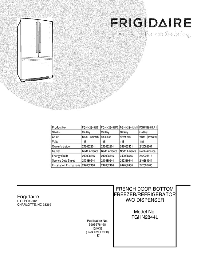 Diagram for FGHN2844LE1