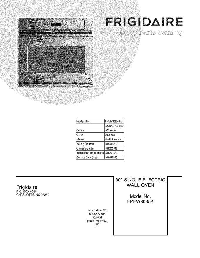 Diagram for FPEW3085KFB