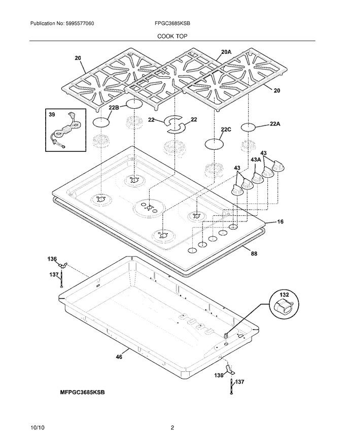 Diagram for FPGC3685KSB