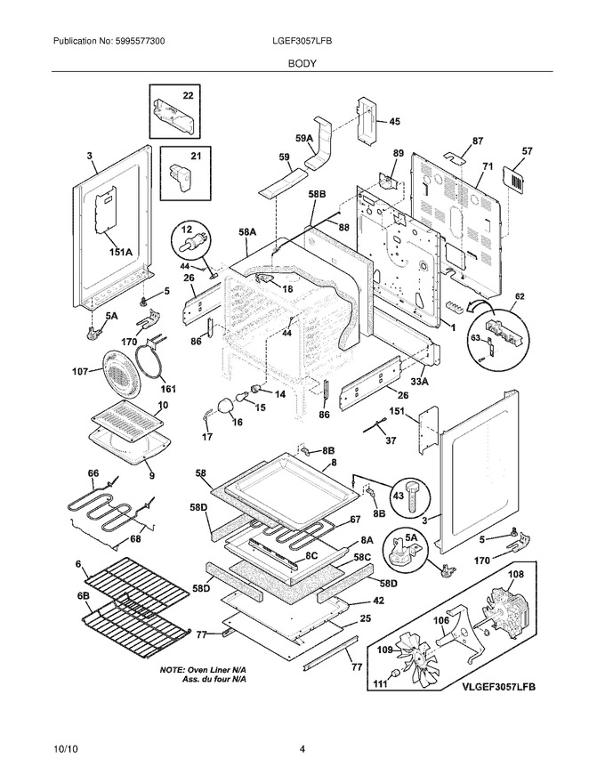 Diagram for LGEF3057LFB