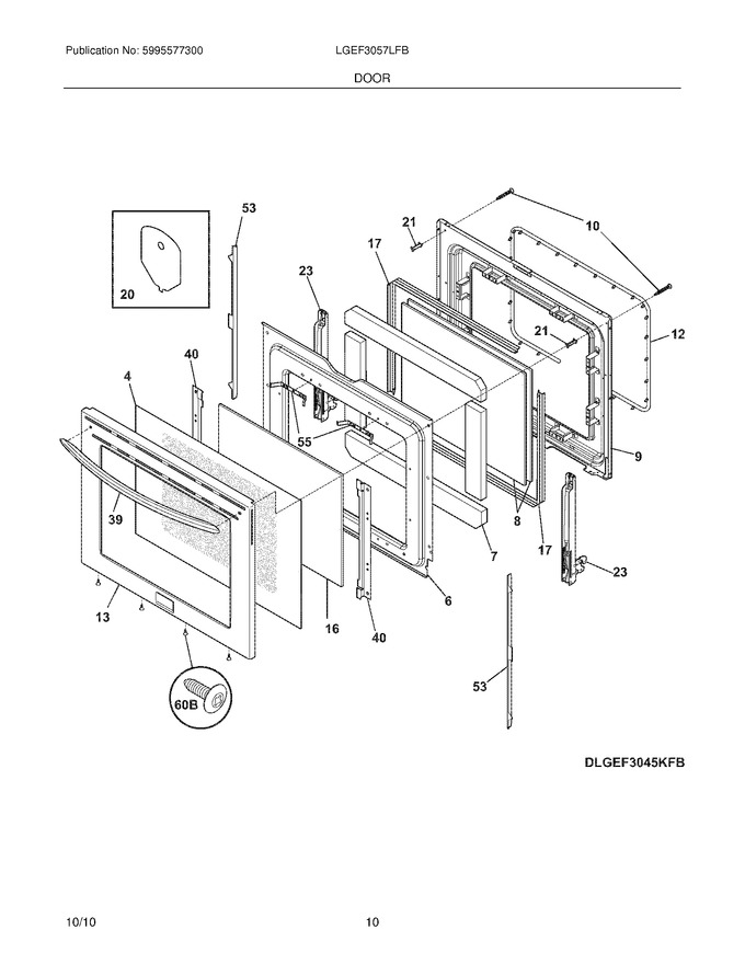 Diagram for LGEF3057LFB