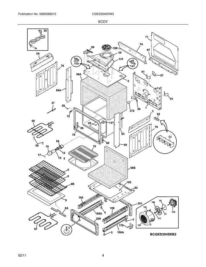 Diagram for CGES3045KW3