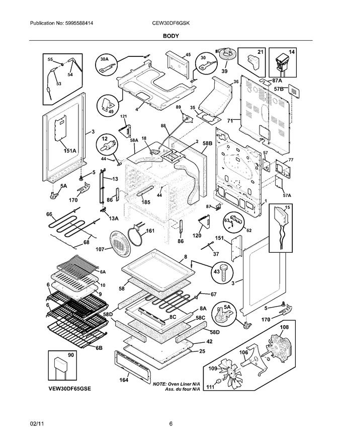 Diagram for CEW30DF6GSK