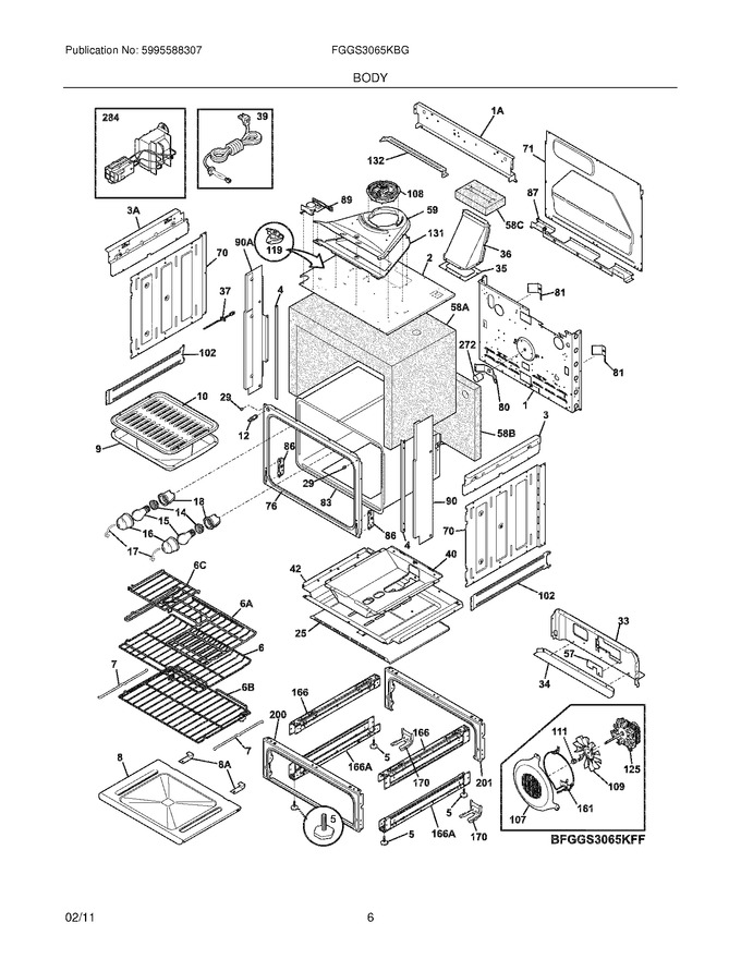 Diagram for FGGS3065KBG