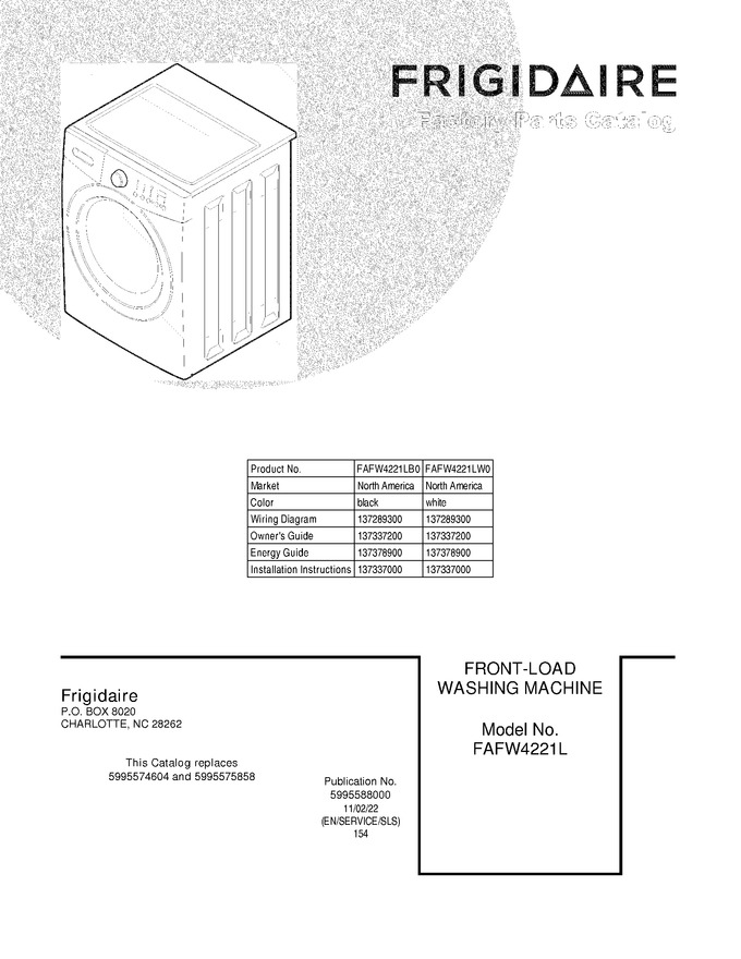 Diagram for FAFW4221LB0