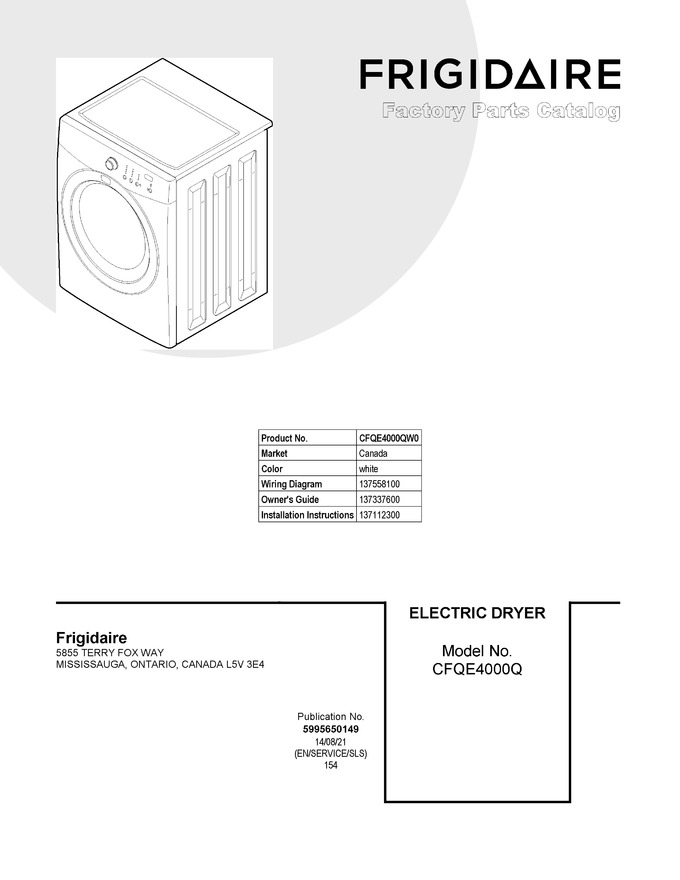Diagram for CFQE4000QW0