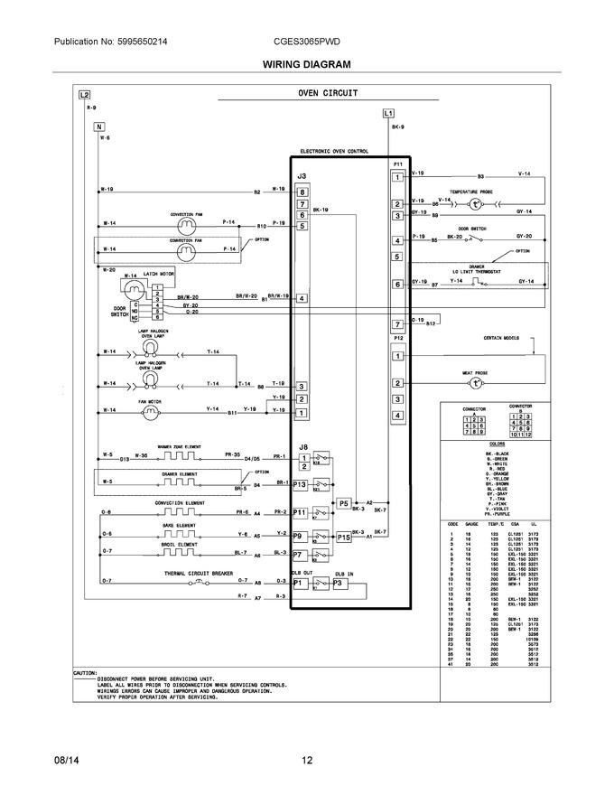 Diagram for CGES3065PWD