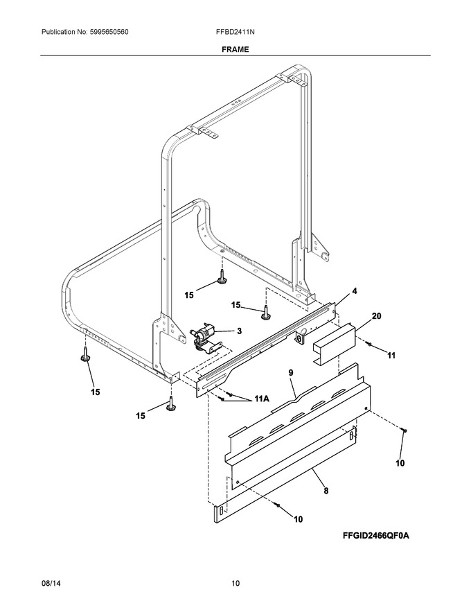 Diagram for FFBD2411NW3A