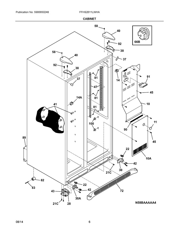 Diagram for FFHS2611LWHA