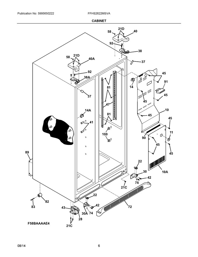 Diagram for FFHS2622MSVA