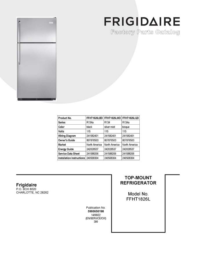 Diagram for FFHT1826LMD