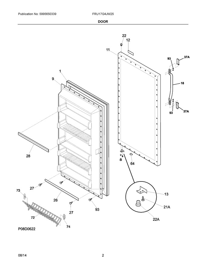 Diagram for FRU17G4JW25
