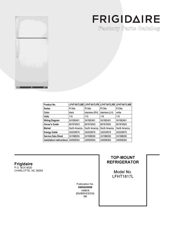 Diagram for LFHT1817LWB