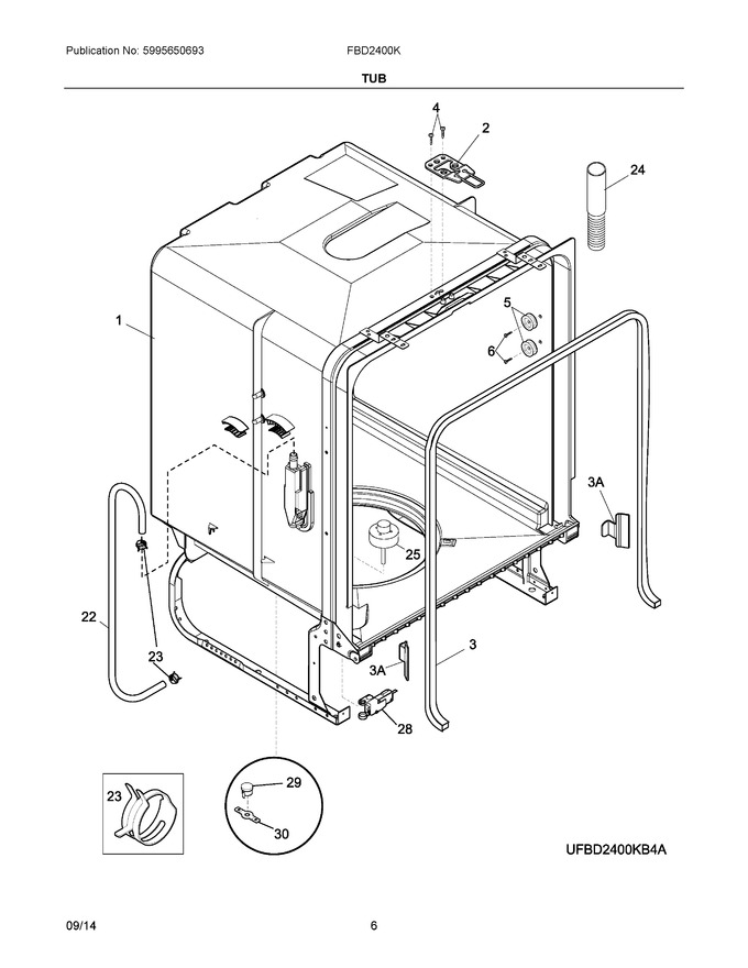 Diagram for FBD2400KB7B