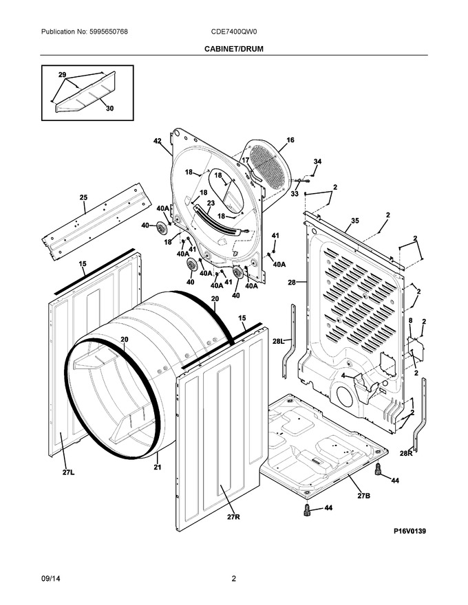 Diagram for CDE7400QW0