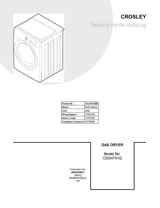 Diagram for CDG4701QW0