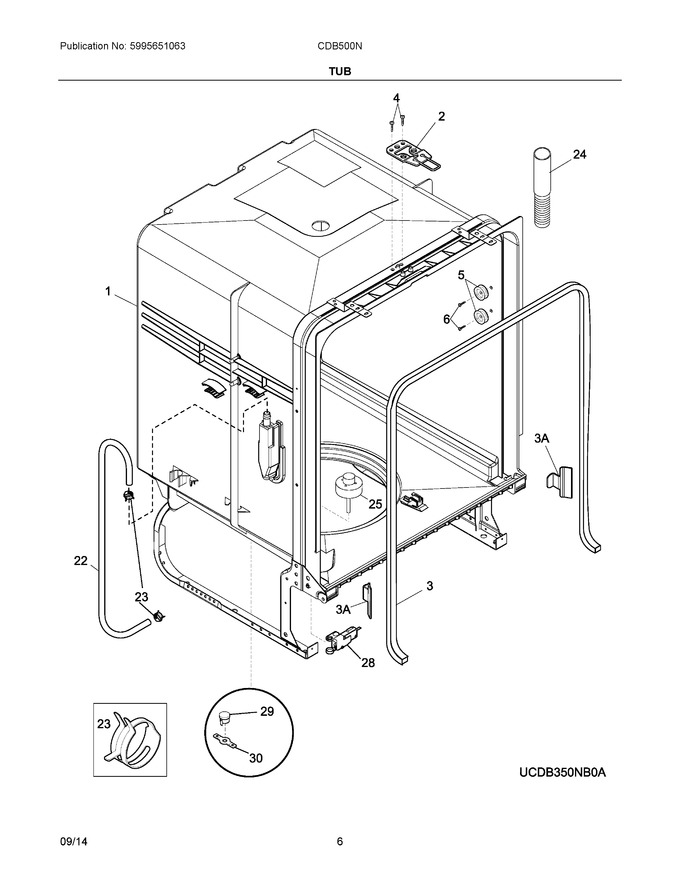 Diagram for CDB500NW2A