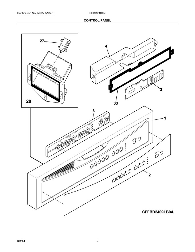 Diagram for FFBD2404NS2A