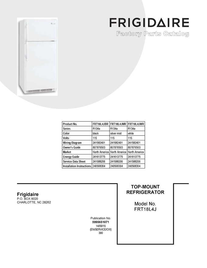 Diagram for FRT18L4JWR