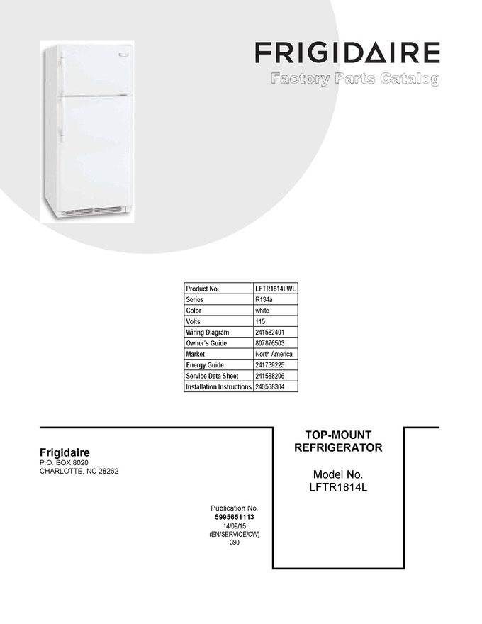 Diagram for LFTR1814LWL