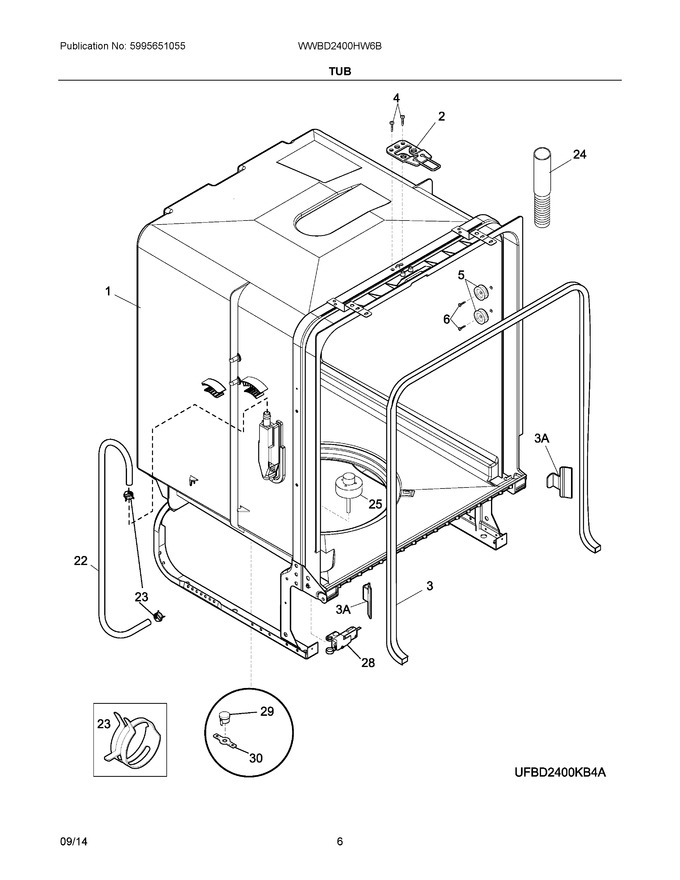 Diagram for WWBD2400HW6B