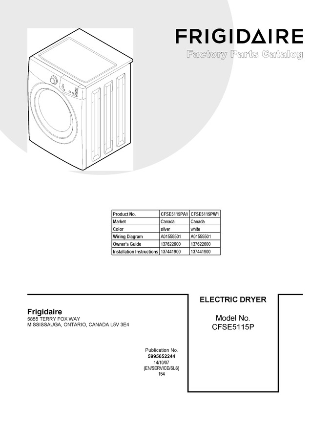Diagram for CFSE5115PW1