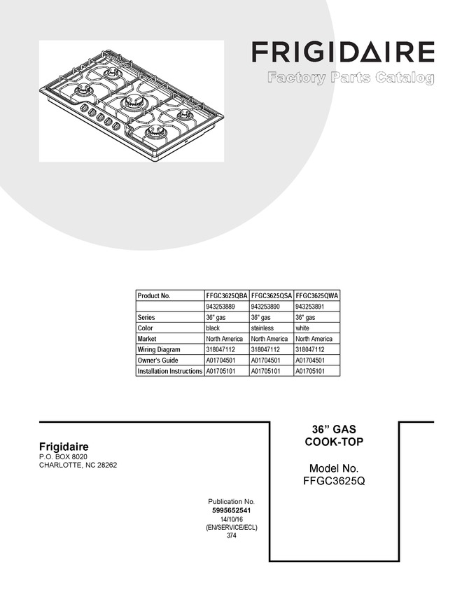 Diagram for FFGC3625QSA