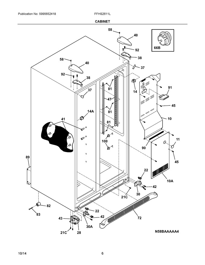 Diagram for FFHS2611LW8