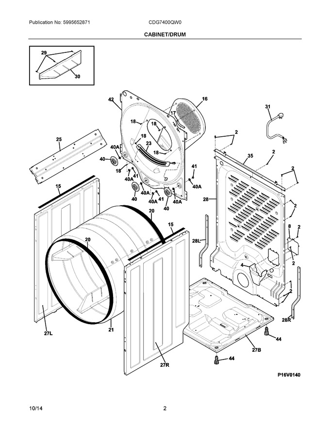 Diagram for CDG7400QW0