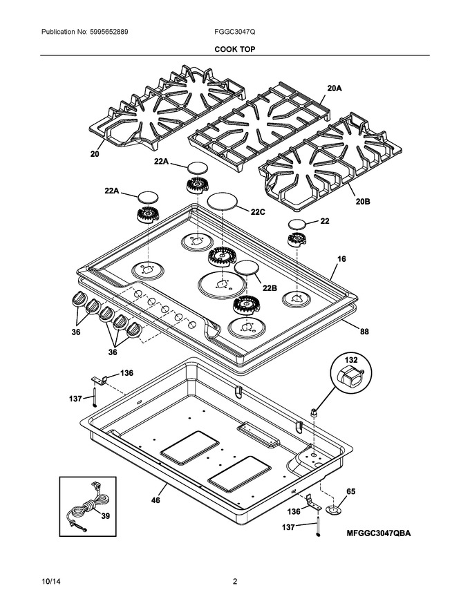 Diagram for FGGC3047QWA