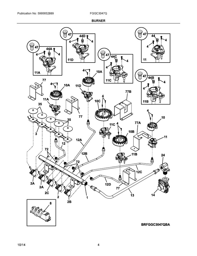 Diagram for FGGC3047QSA