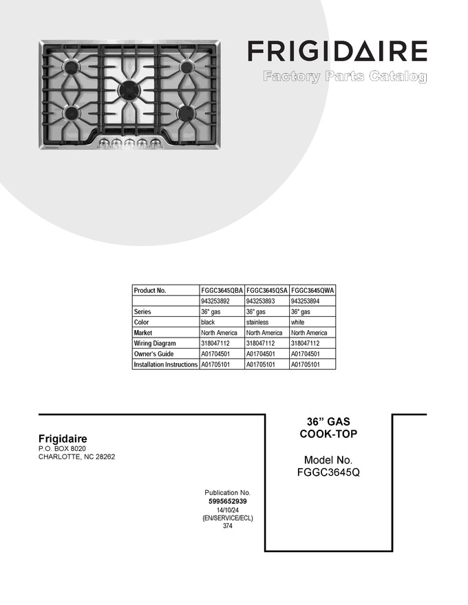 Diagram for FGGC3645QBA