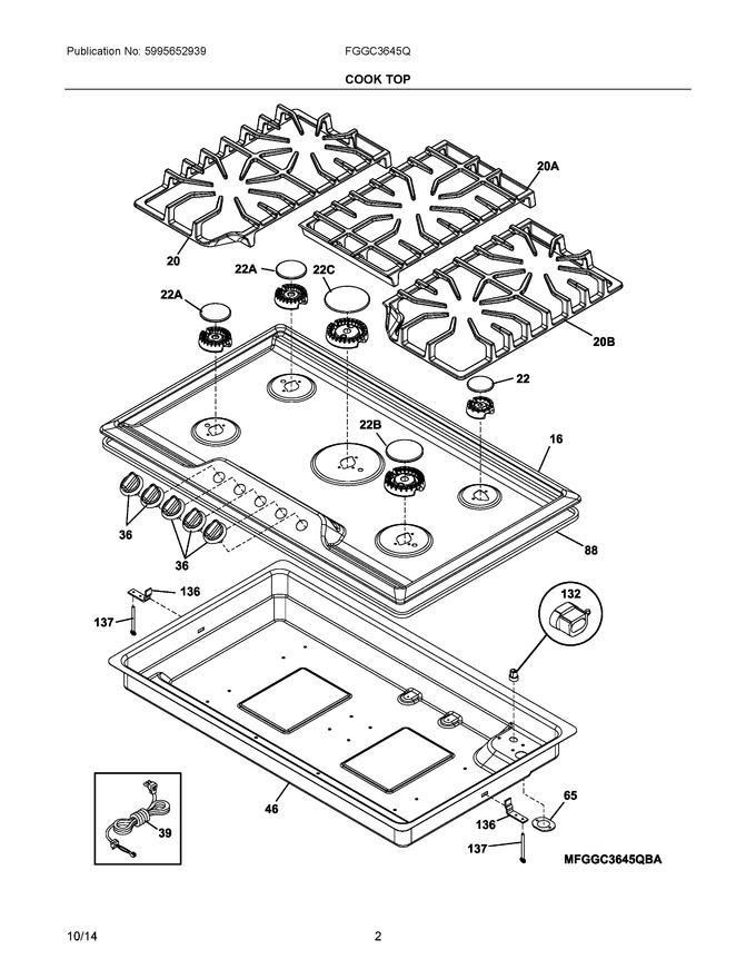 Diagram for FGGC3645QBA