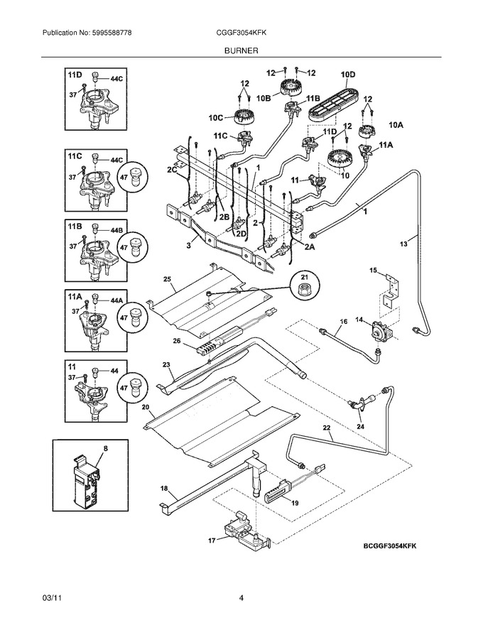 Diagram for CGGF3054KFK