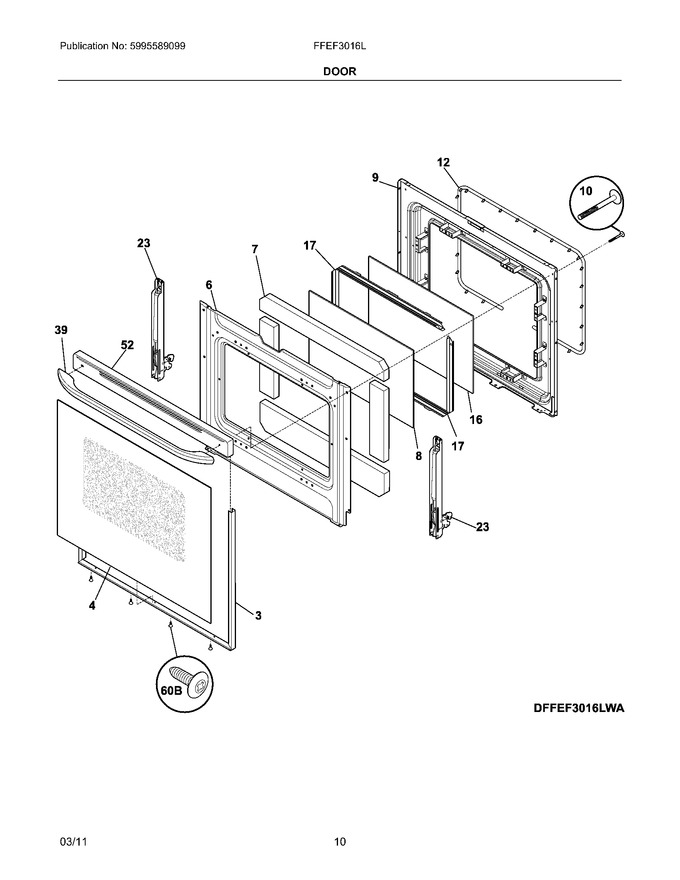 Diagram for FFEF3016LBD