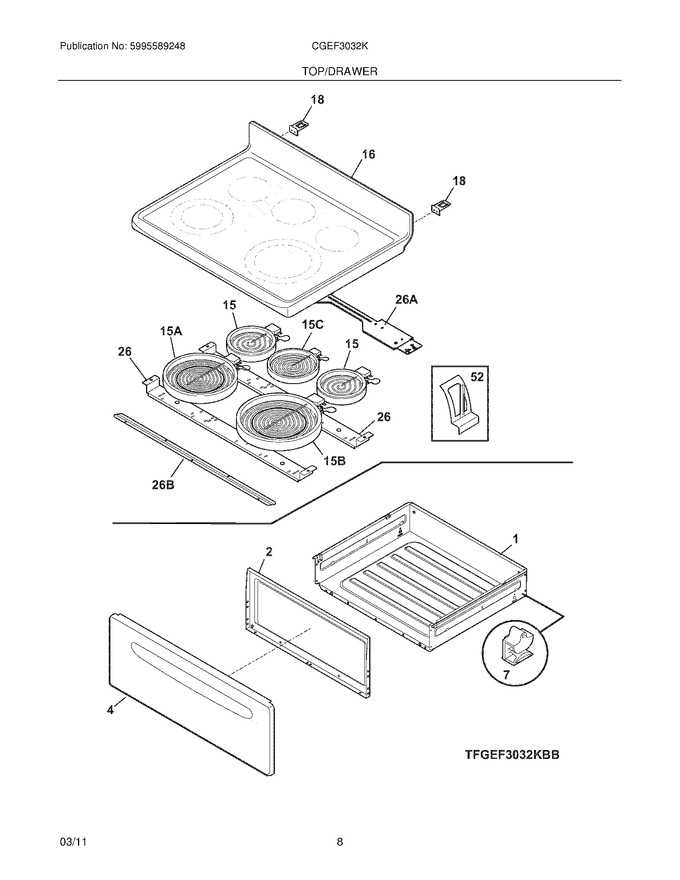 Diagram for CGEF3032KWE