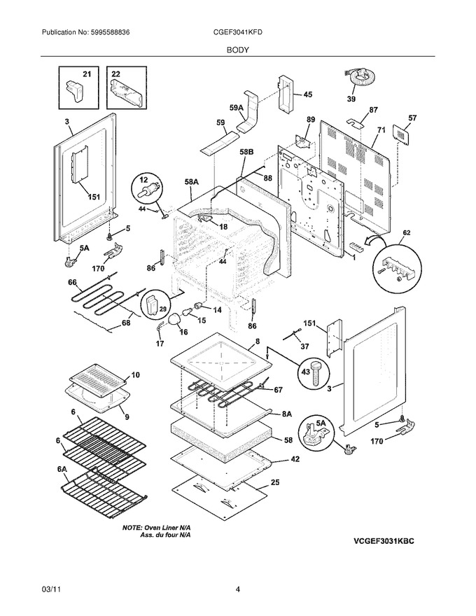 Diagram for CGEF3041KFD