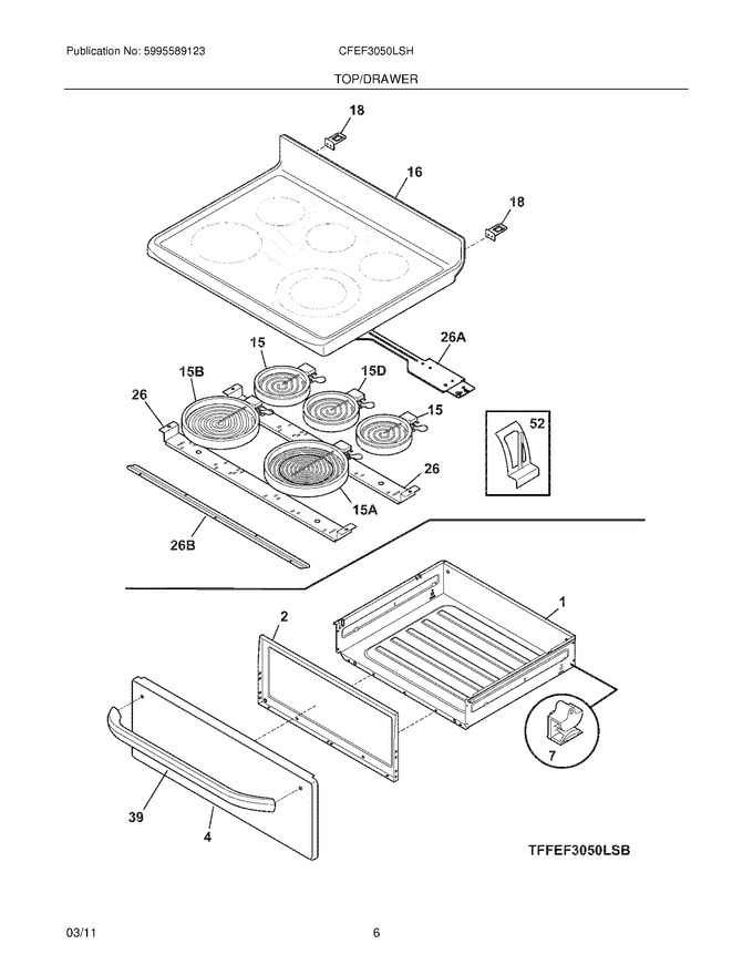 Diagram for CFEF3050LSH