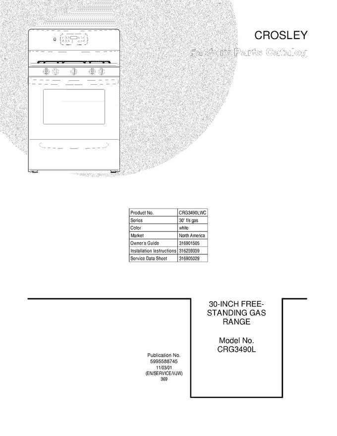 Diagram for CRG3490LWC