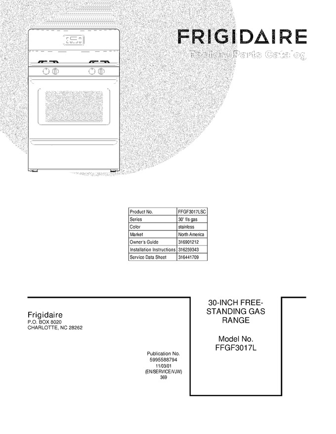 Diagram for FFGF3017LSC