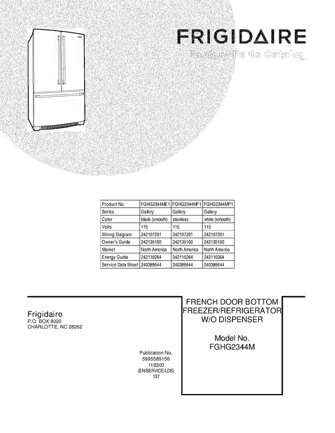 Diagram for FGHG2344MP1