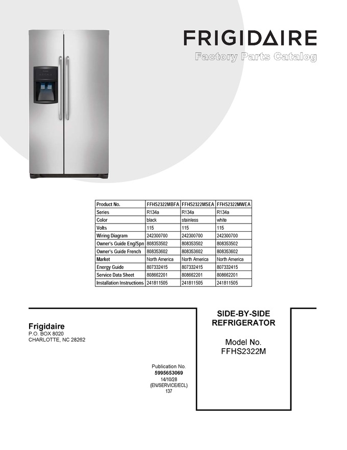Diagram for FFHS2322MSEA