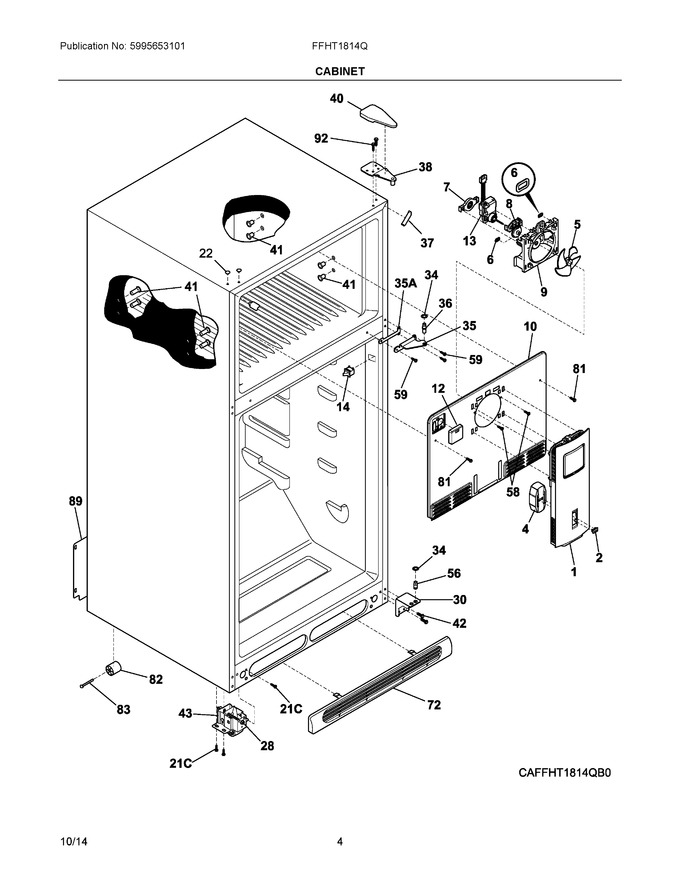 Diagram for FFHT1814QB0